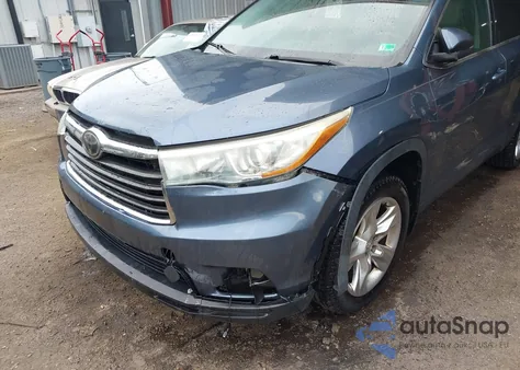 2015 Toyota Highlander Limited Platinum V6 from USA, damaged, VIN 5TDDKRFH6FS123286